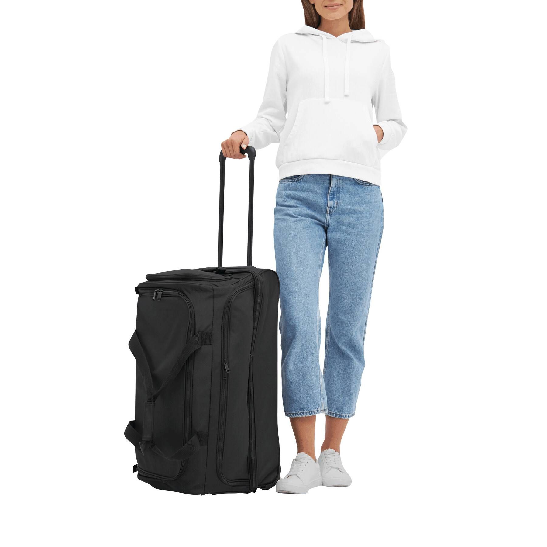 Trolley-Reisetasche BERGEN - schwarz-398