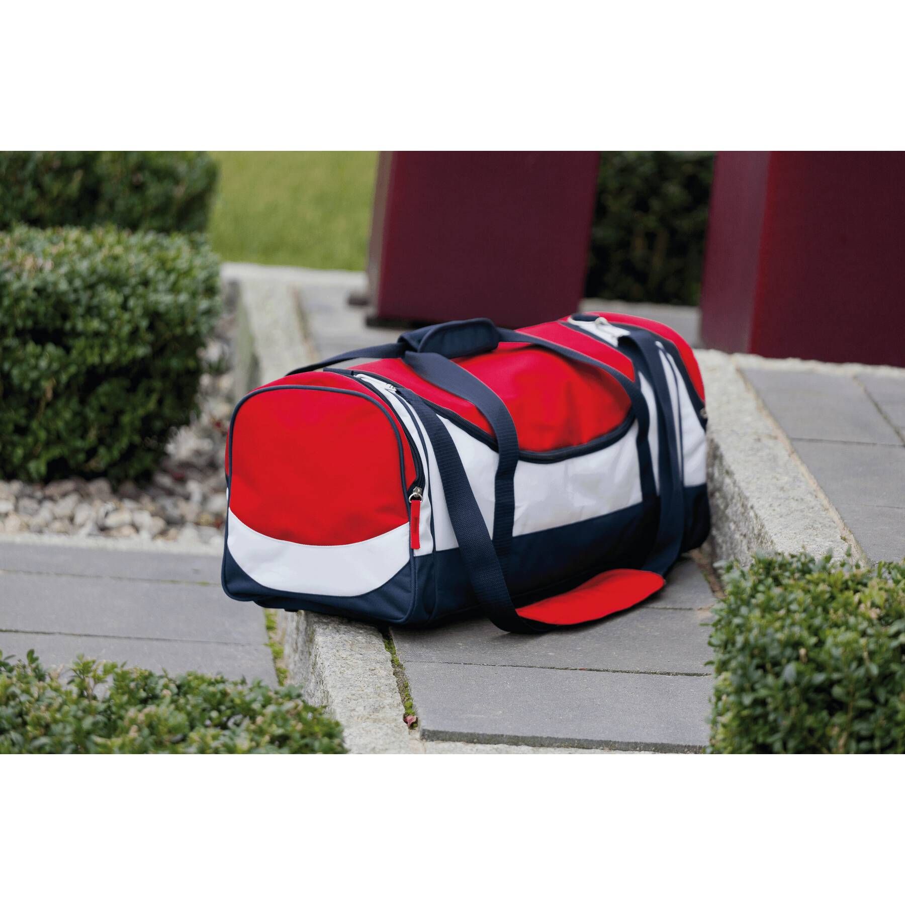 Sporttasche MARINA GYM - blau - rot - weiß-830