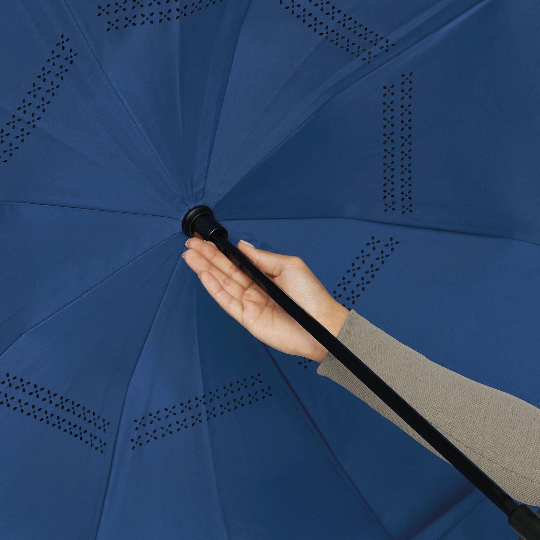 Stockschirm FLIPPED - blau - schwarz-701