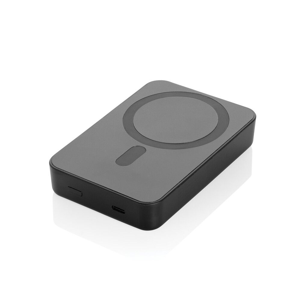 Amporia 10.000mAh magnetische Powerbank aus RCS rec. ABS - schwarz-807