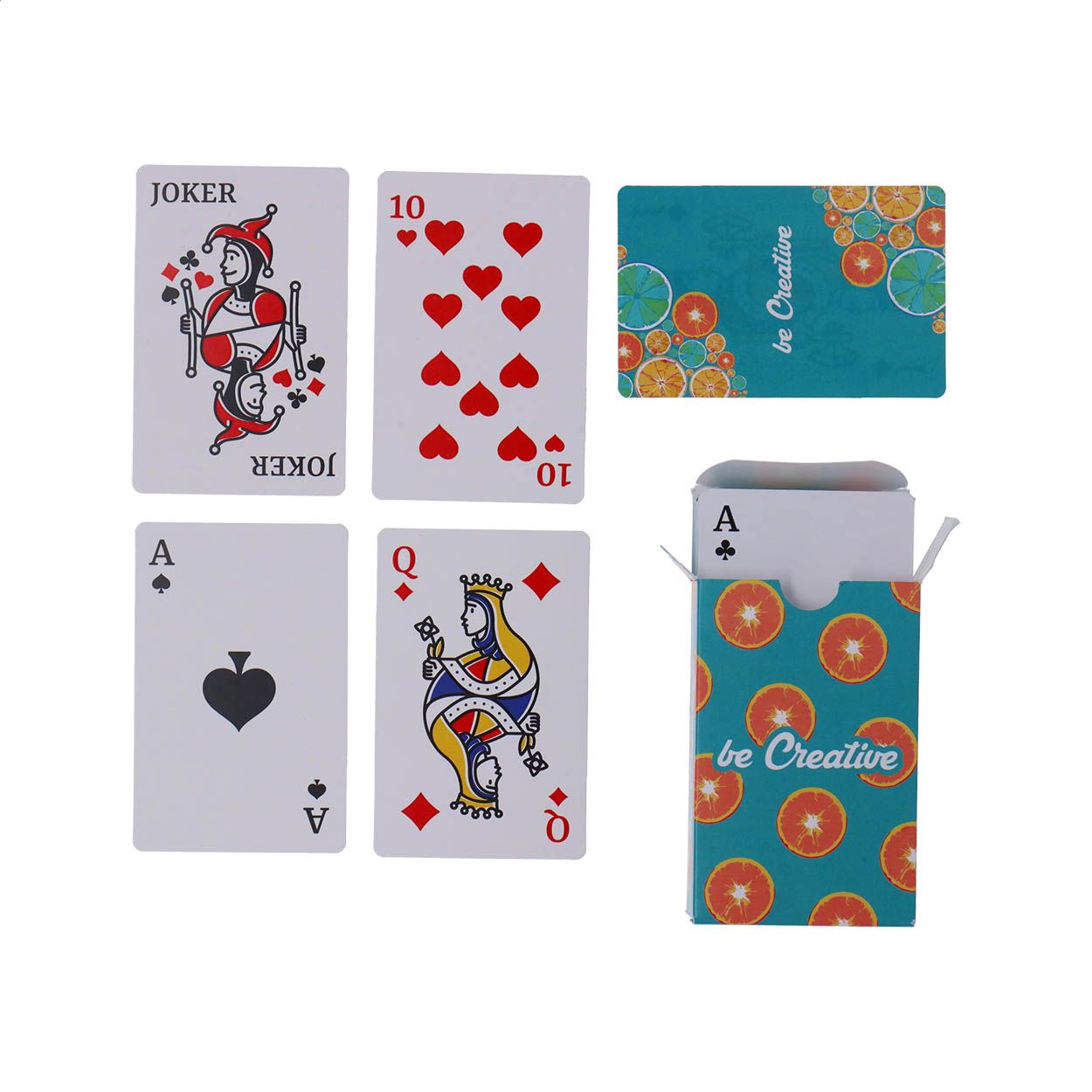 CreaCard Individuelle Spielkarten - weiß-65