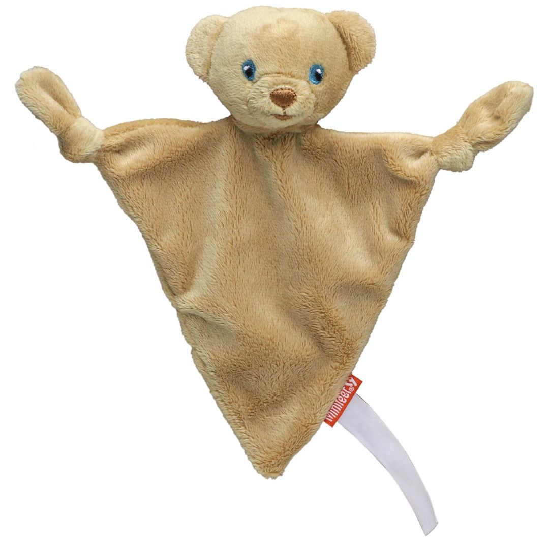 MiniFeet® Schmusetuch Bär, dreieckig - hellbraun-977