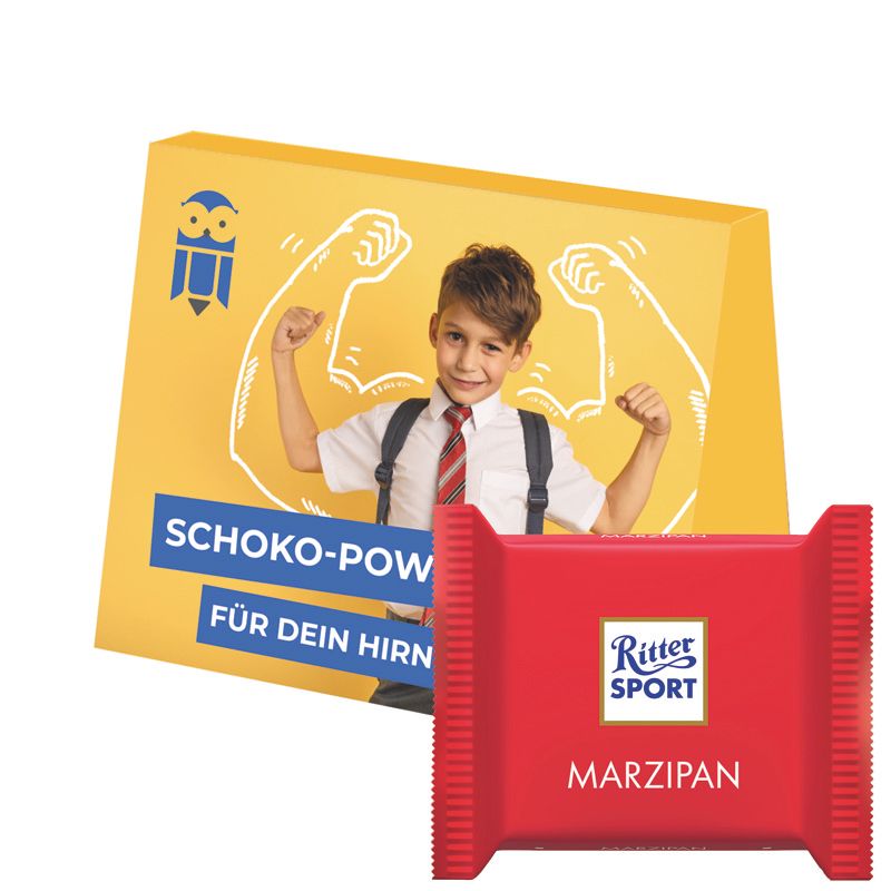 Werbekarte Midi, Ritter SPORT mini Marzipan-270
