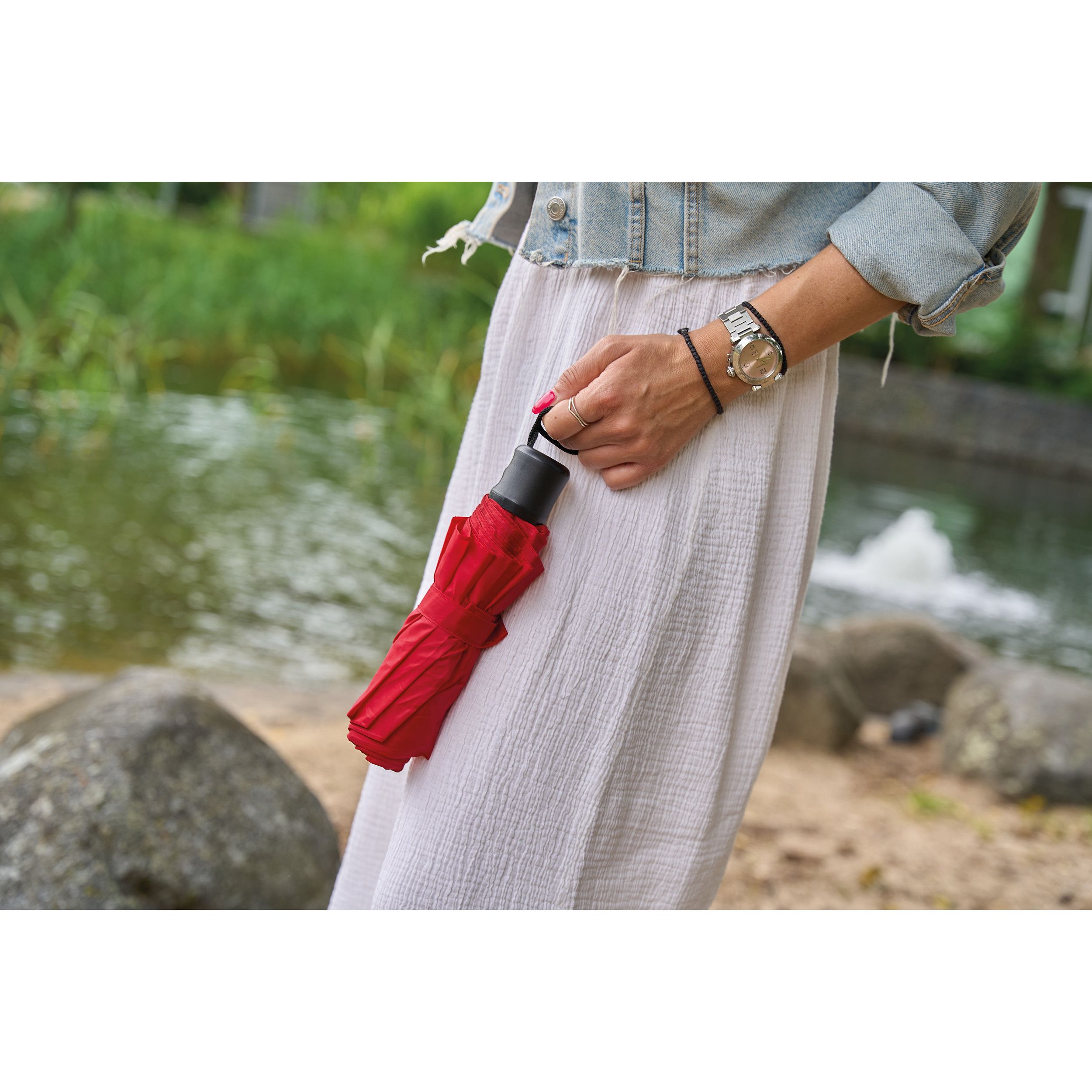 RPET Taschenschirm Northampton - rot-849