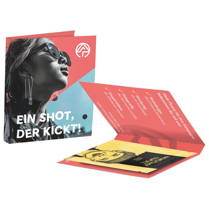 Werbekarte Midi, Just Spices Pizza Gewürz-801