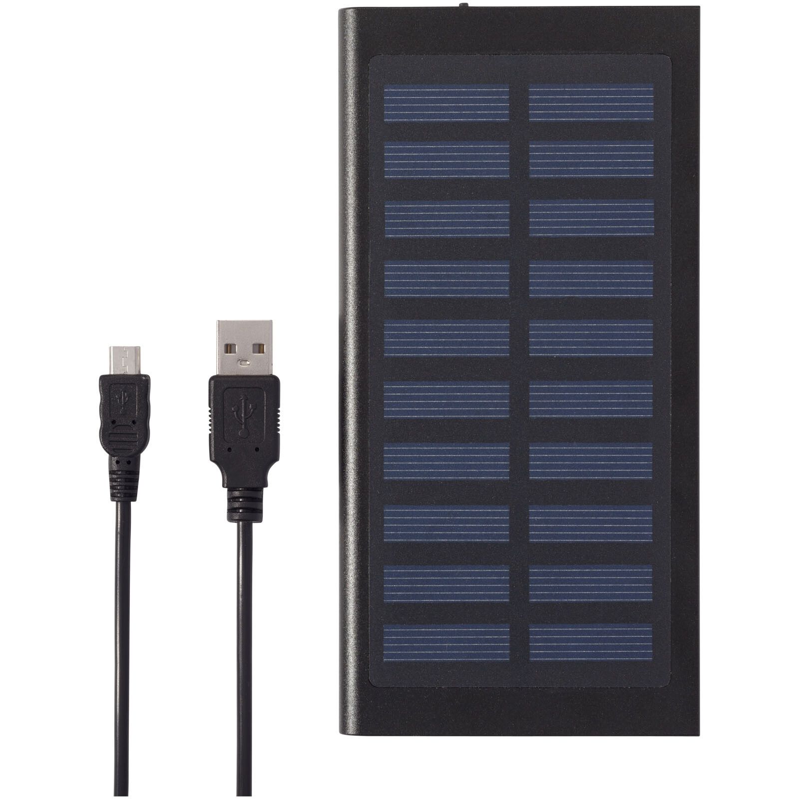 Stellar 8000 mAh Solar Powerbank - schwarz-492