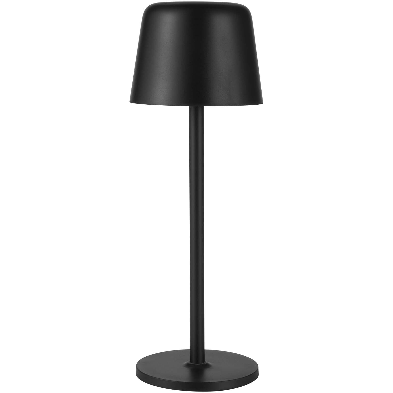 Alya Wiederaufladbare dimmbare Tischlampe mit 3 Lichtmodi - schwarz-351