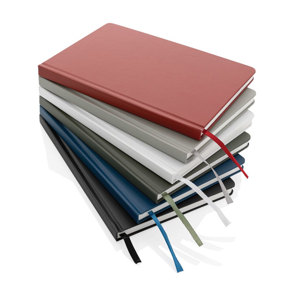 A5 Impact Steinpaper Hardcover Notizbuch - schwarz-910
