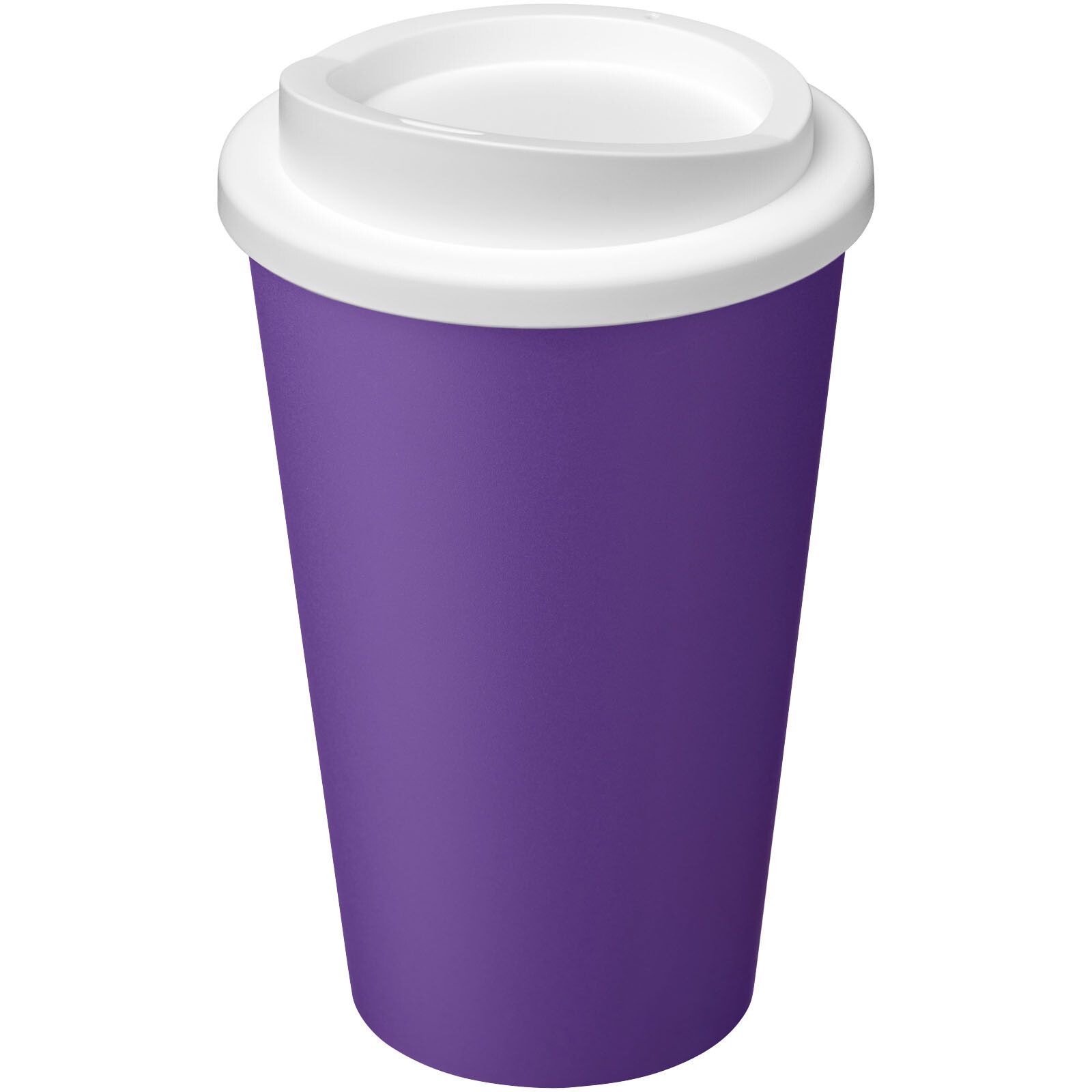 Americano Eco 350 ml recycelter Becher - lila -  weiss-526