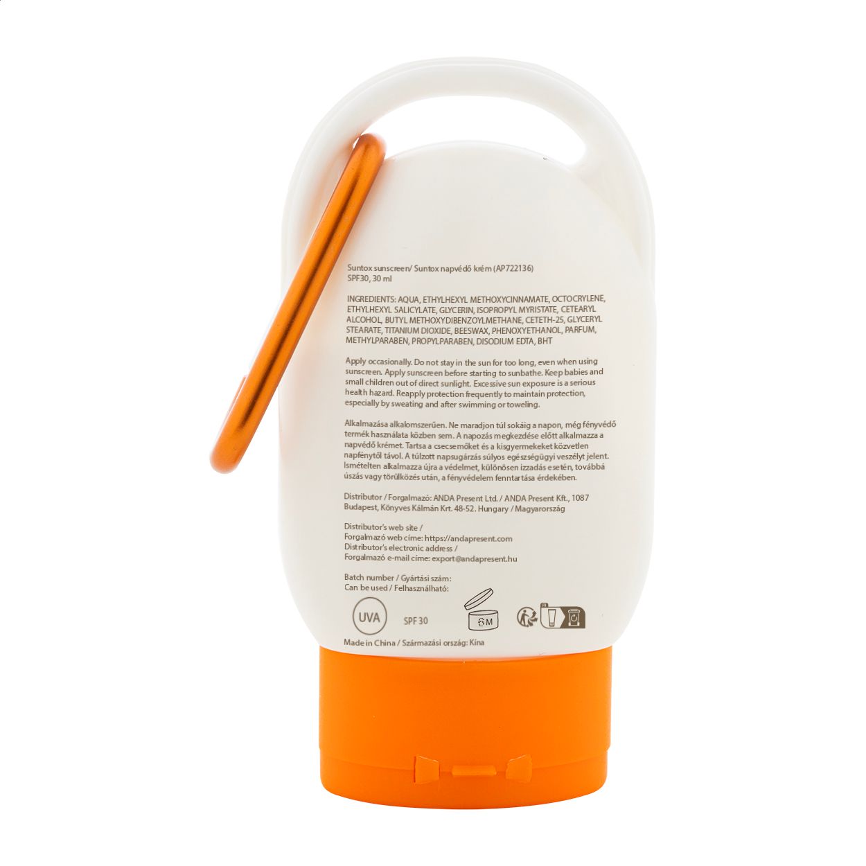 Suntox Sonnencreme - orange - weiß-387