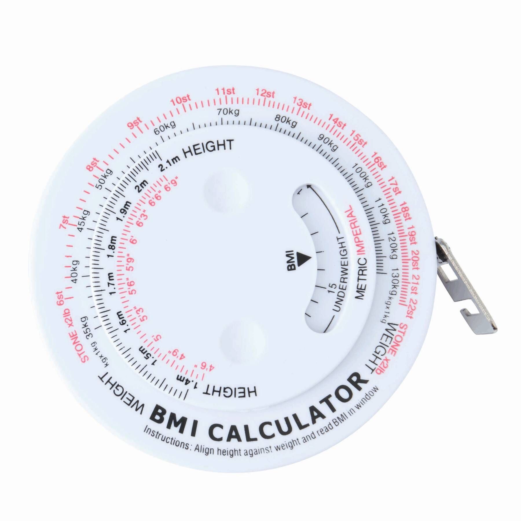 Körper-Messband WASP-WAIST - weiß-32