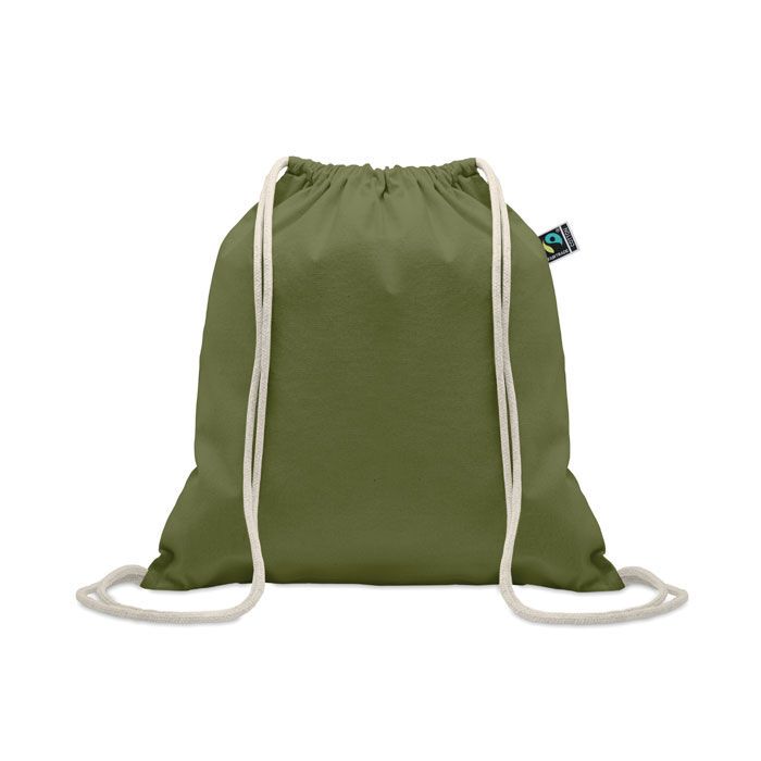 Kordelzugbeutel Fairtrade 180g OSOLE DRAW COLOUR - dunkelgrün-206