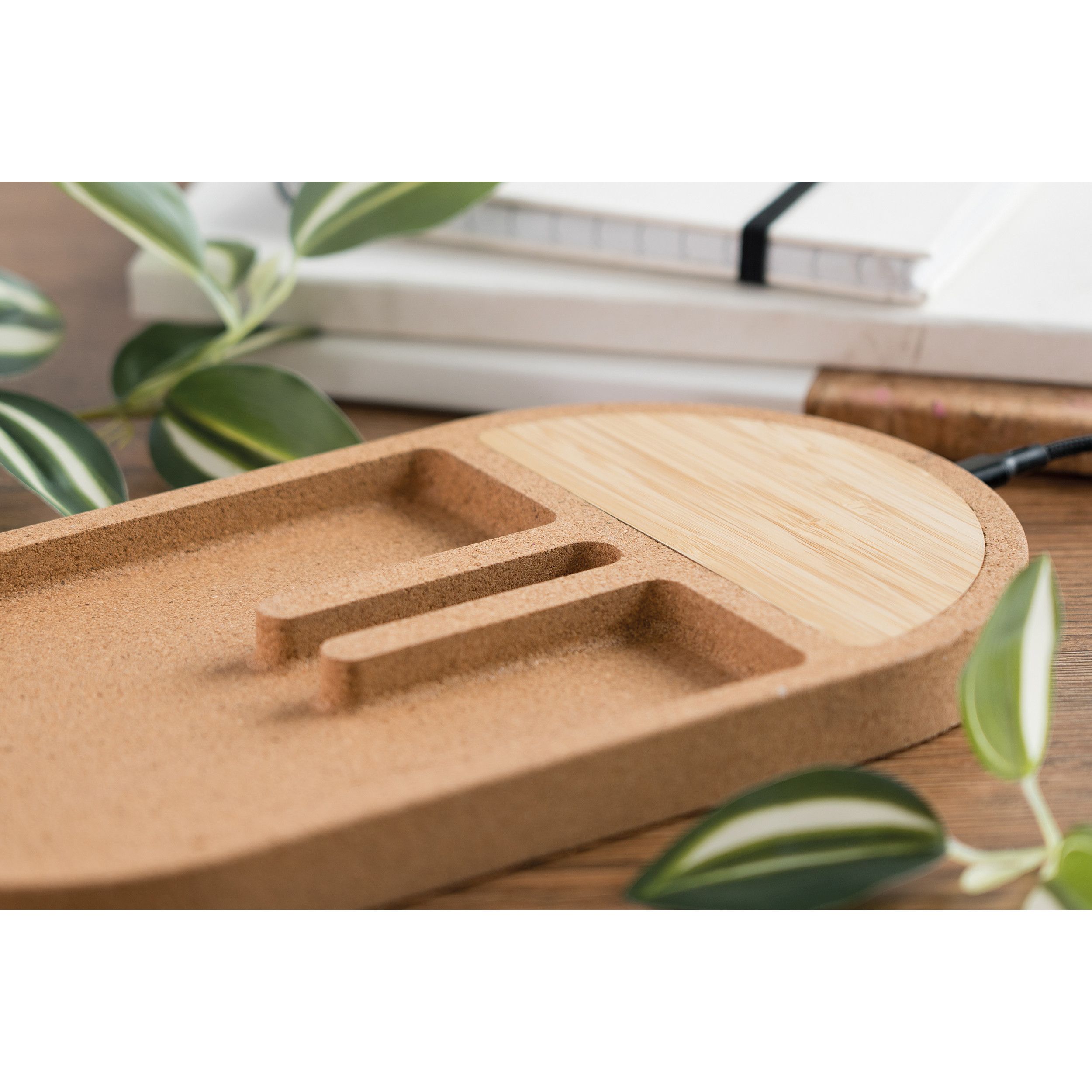 Deskorganizer mit Ladestation Lancaster - beige-886