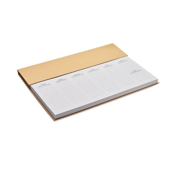 125-seitiger Wochenplaner MEMWEEK - beige-840