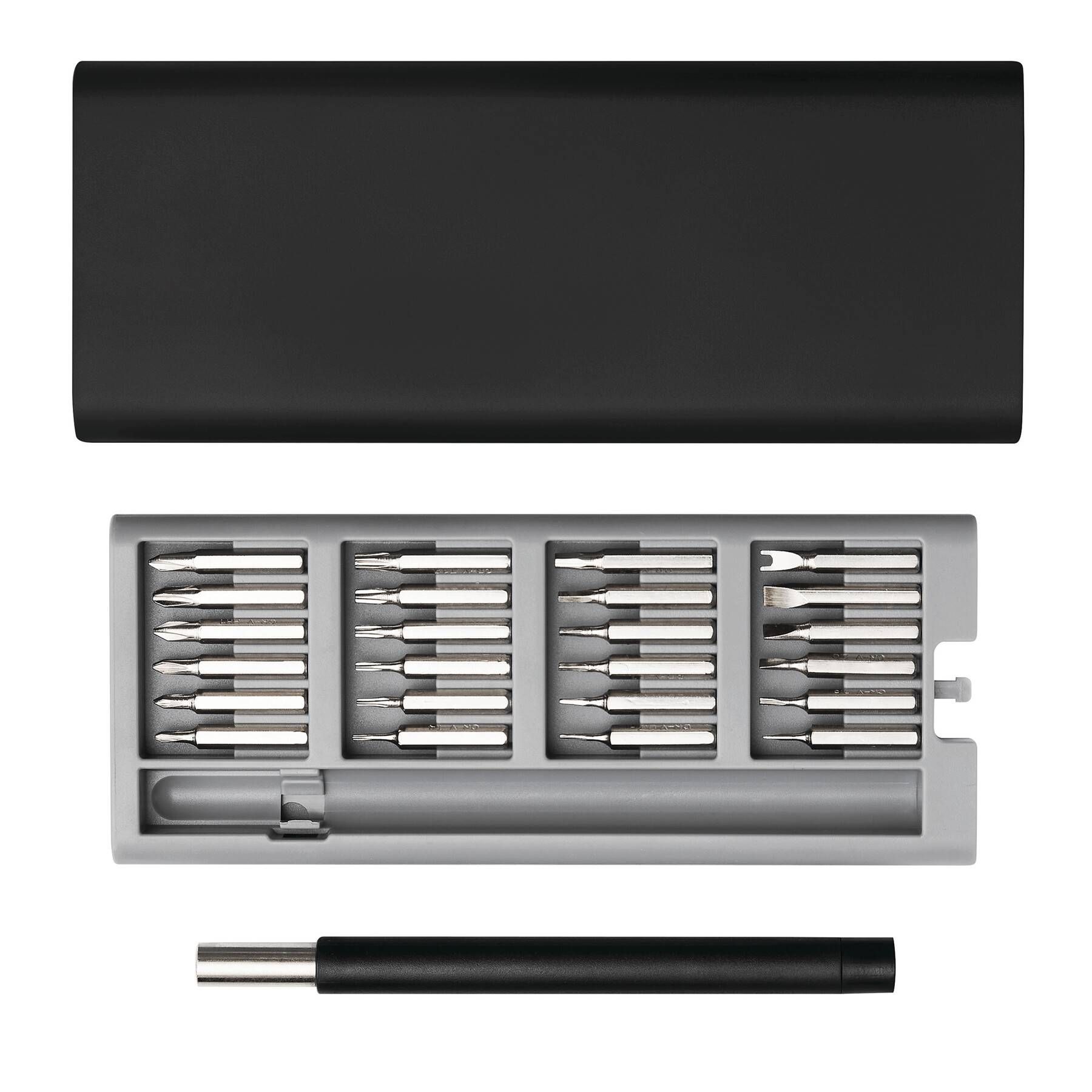 Schraubendreher-Set BIT PRECISION, 26-teilig - schwarz-733