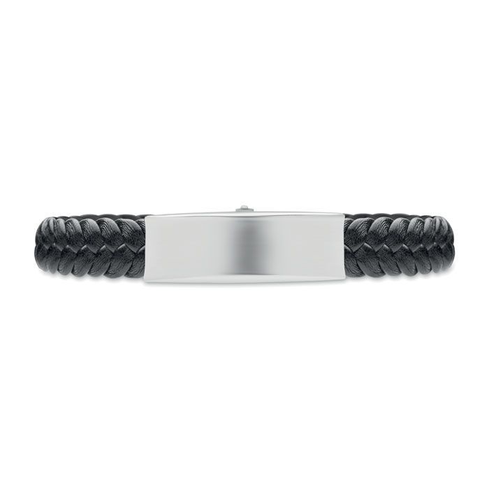 Geflochtenes Armband 21 cm FAULET - schwarz-415