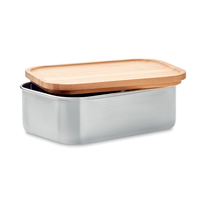 Lunchbox Edelstahl 600ml SAVANNA - holz-524