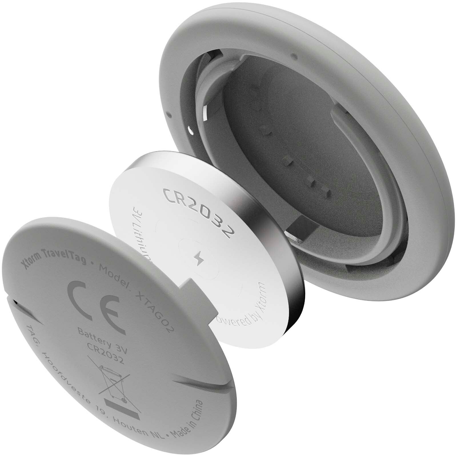 Xtorm XTAG2GA wasserfeste Reise-Smart-Tags, 3er Set - aschweiß-melange-260