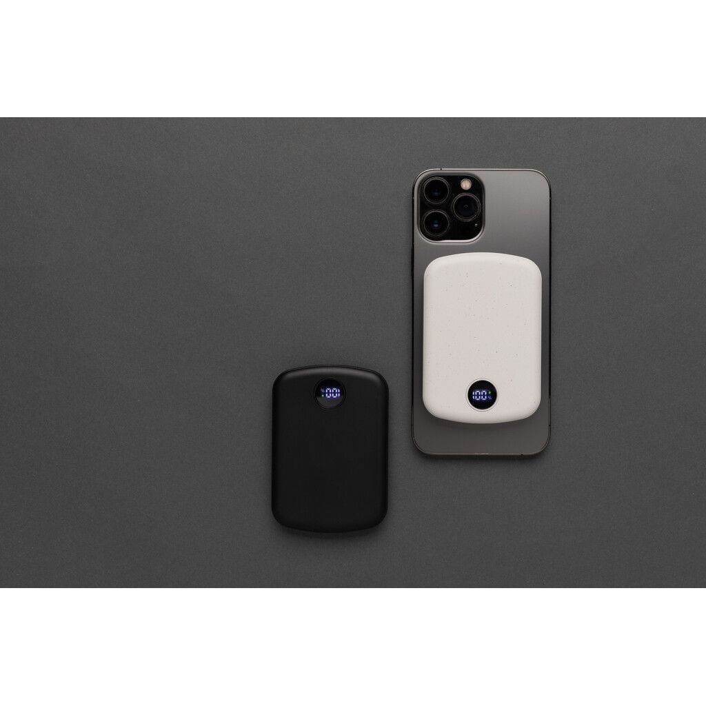 MagBoost 5.000mAh magnetische Powerbank aus RCS rec. Plastik - weiß-480