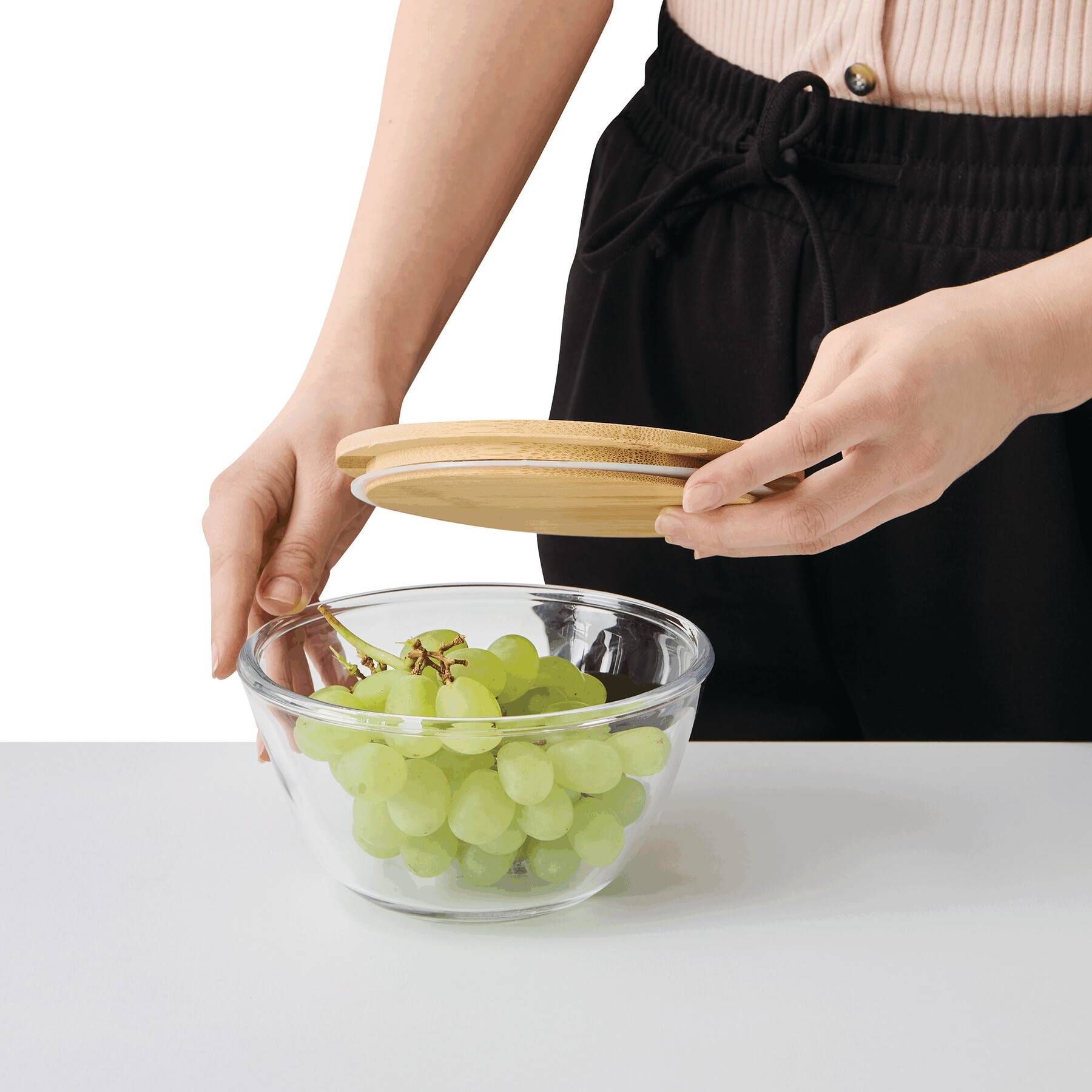 Glasschüssel FRESH LUNCH - braun - transparent-669