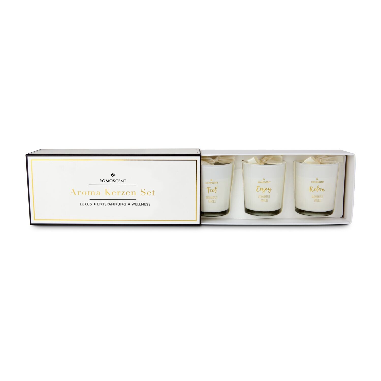 ROMOSCENT® Aromakerzenset Vanille-874