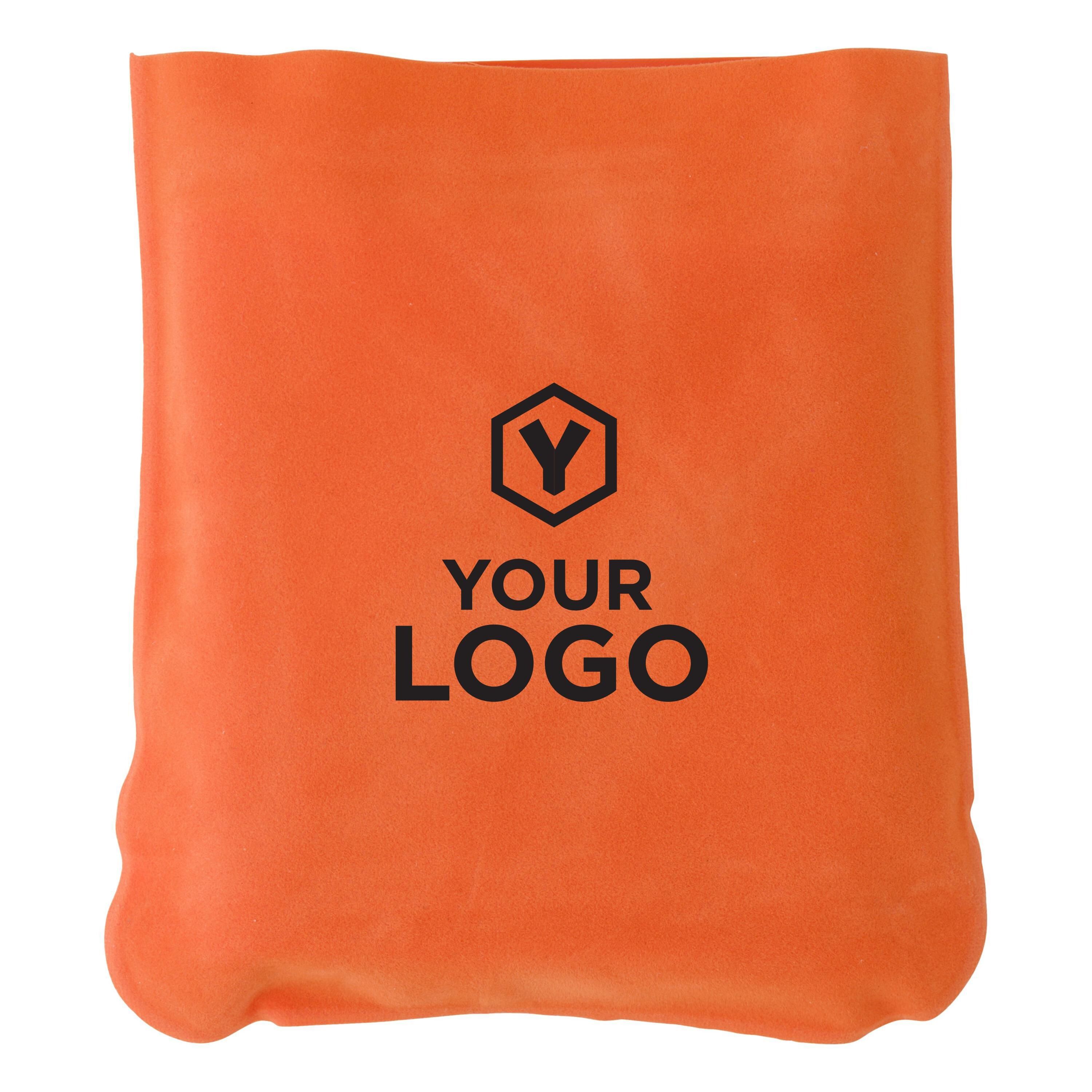 Aufblasbare Nackenstützeinklusive Hülle aus PVC Stanley - orange-99