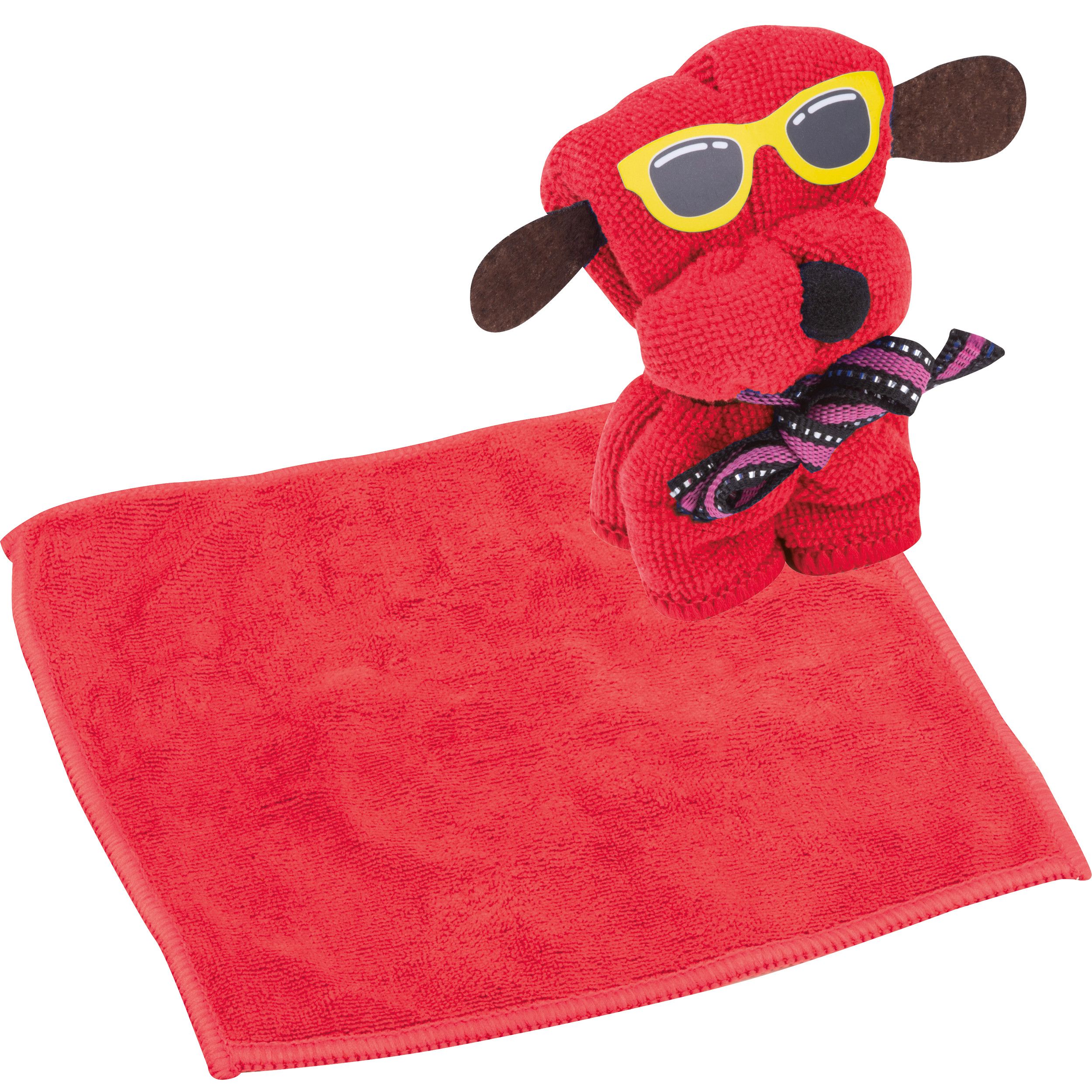 Cartoon Handtuch FLAVIO - rot-324