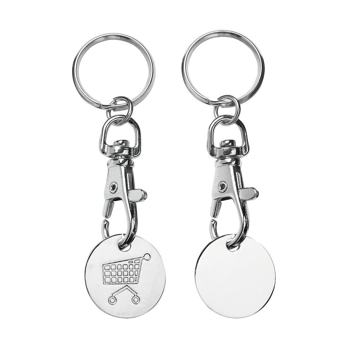 Chip-Schlüsselanhänger Elegance - silber-28