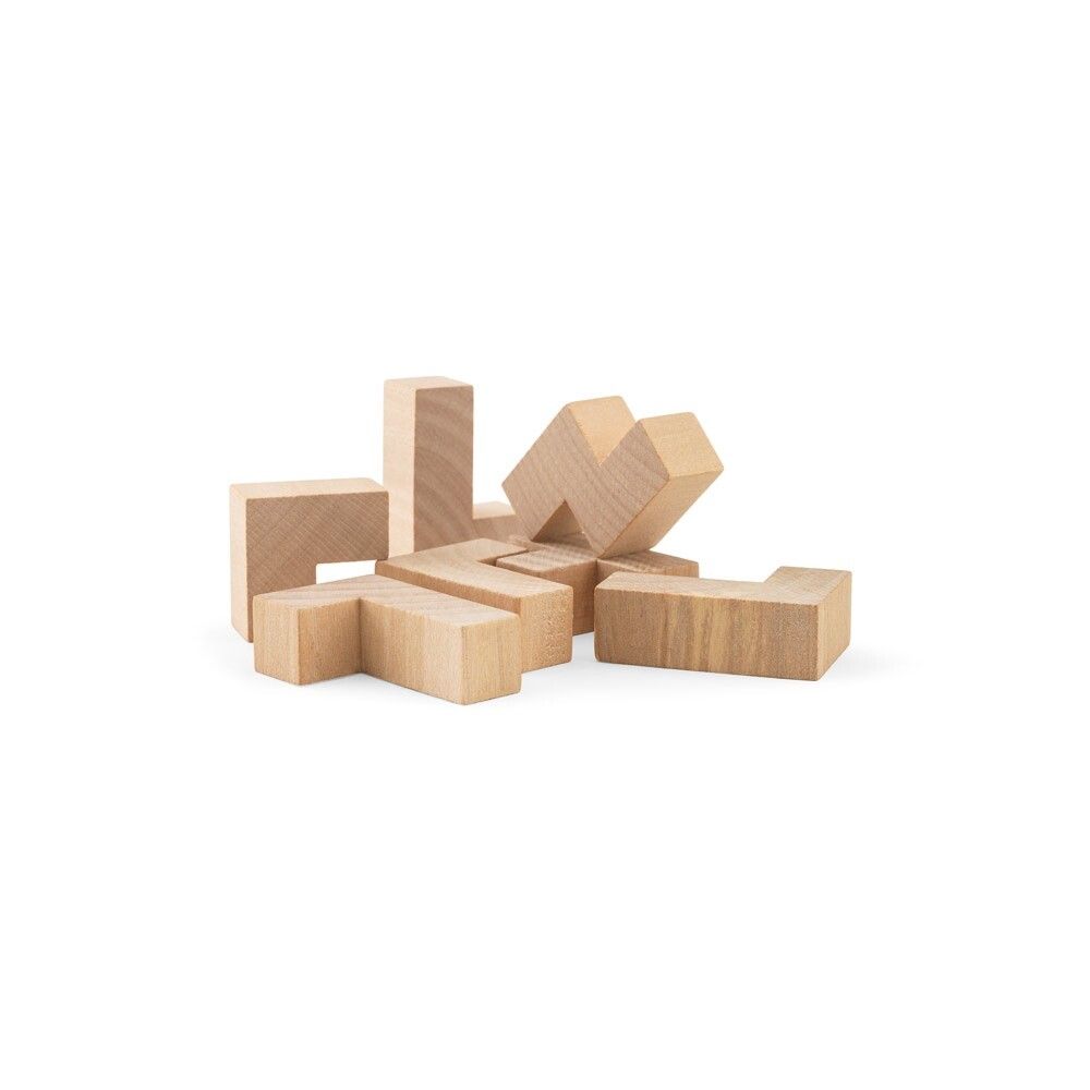 OMBER Holzpuzzle bestehend aus 7 Teilen - natur-994