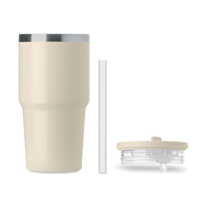 Doppelwandiger Trinkbecher 500ml ALAND - beige-426