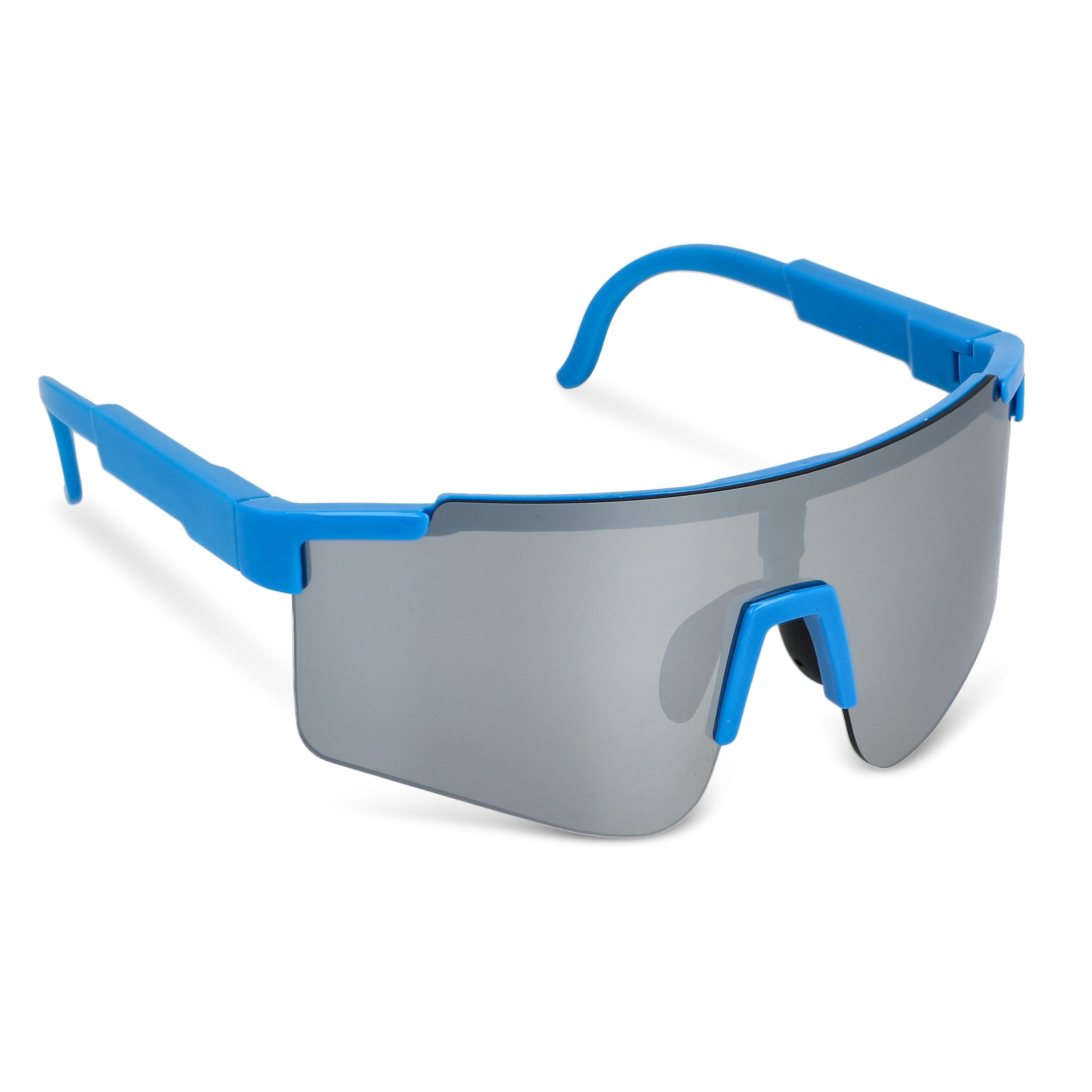 Tom R-PC Sport-Sonnenbrille mit verspiegelten Gläsern UV400 - hellblau-692
