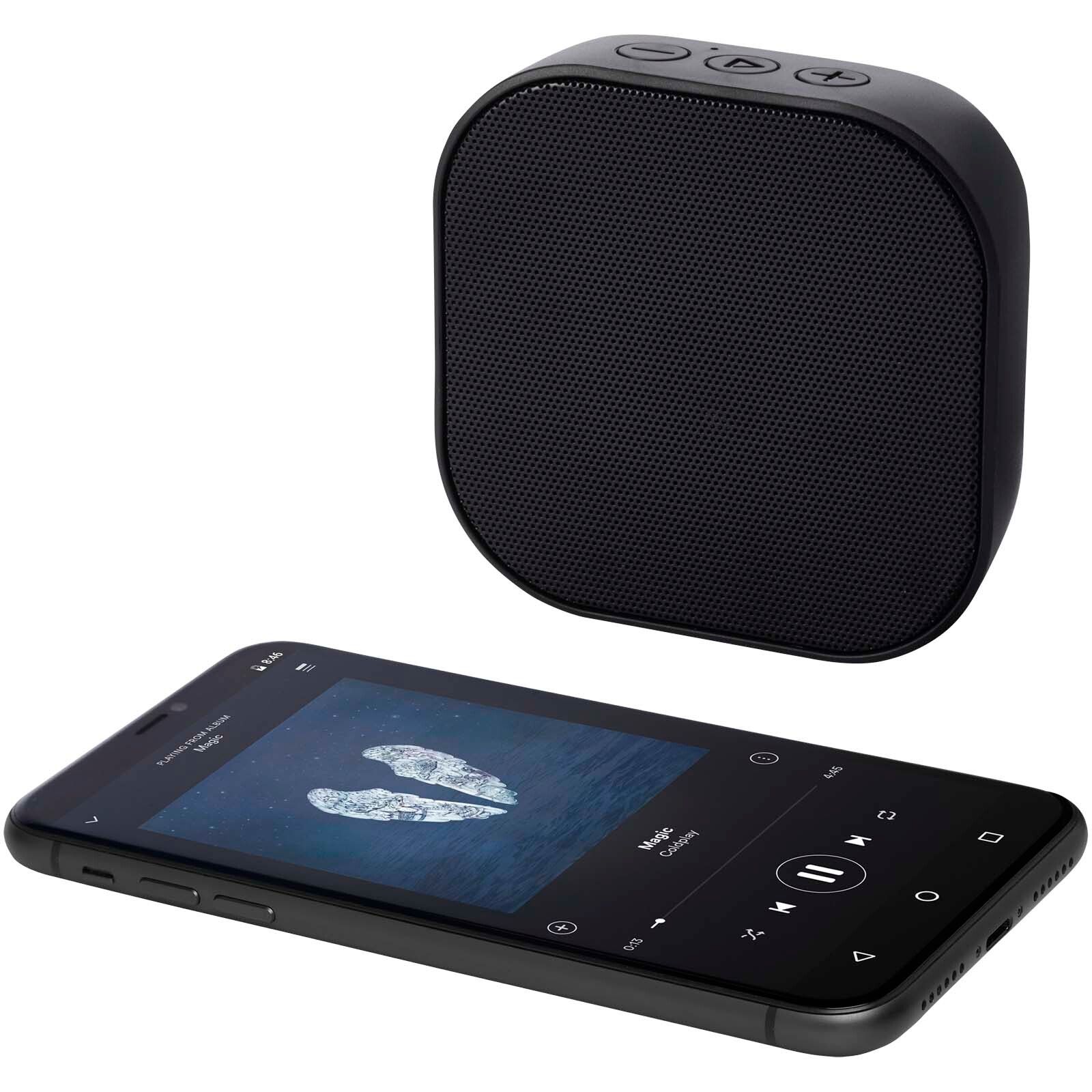 Stark 2.0 3 W Mini-Bluetooth-Lautsprecher aus recyceltem RCS Kunststoff - schwarz-7