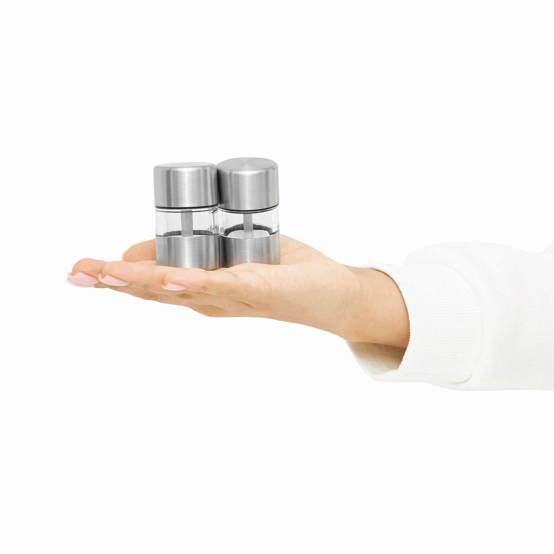 Doppelwandiger Isolierbecher EARLY MORNING - silber-296