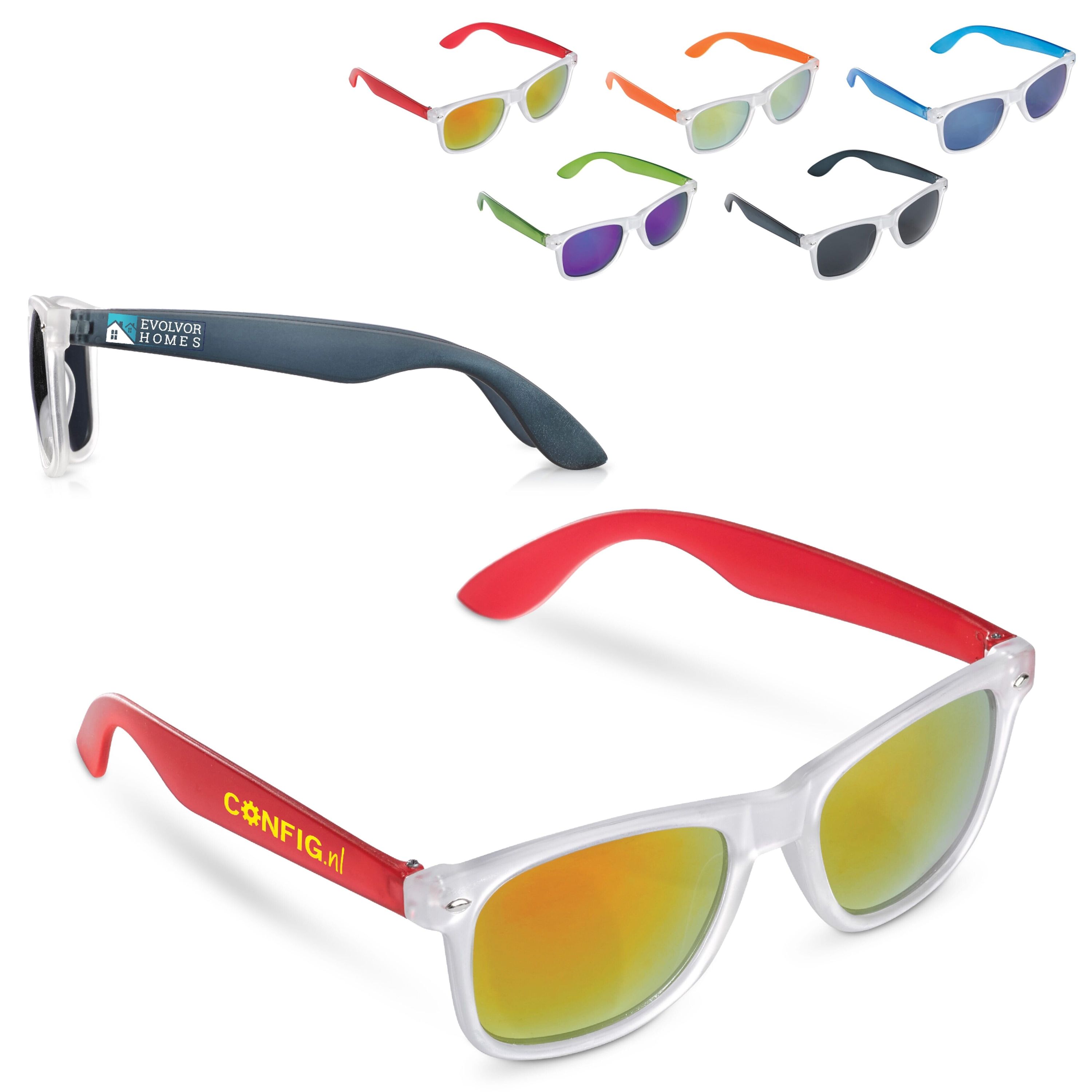 Sonnenbrille Bradley UV400 - transparent  -  hellgrün-96
