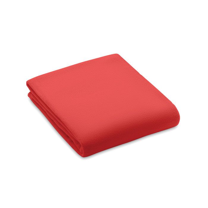 RPET-Polar Fleece-Decke BOGDA - rot-395