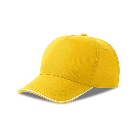 Recy Five Piping Cap - yellow - white-513