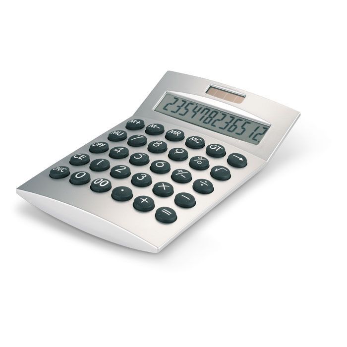 12-stelliger Dual-Rechner BASICS - mattsilber-575