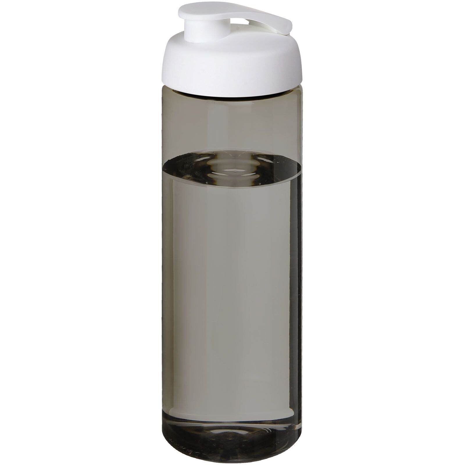 H2O Active Eco Vibe 850 ml Sportflasche mit Klappdeckel - kohle -  weiss-254