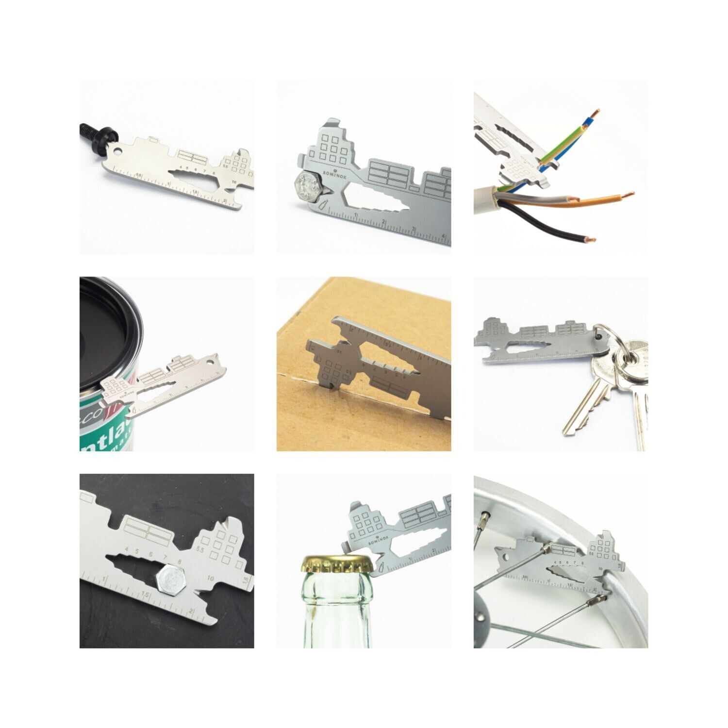 ROMINOX® Key Tool im Motiv-Mäppchen Werkzeug - Key Tool Cargo Ship-28
