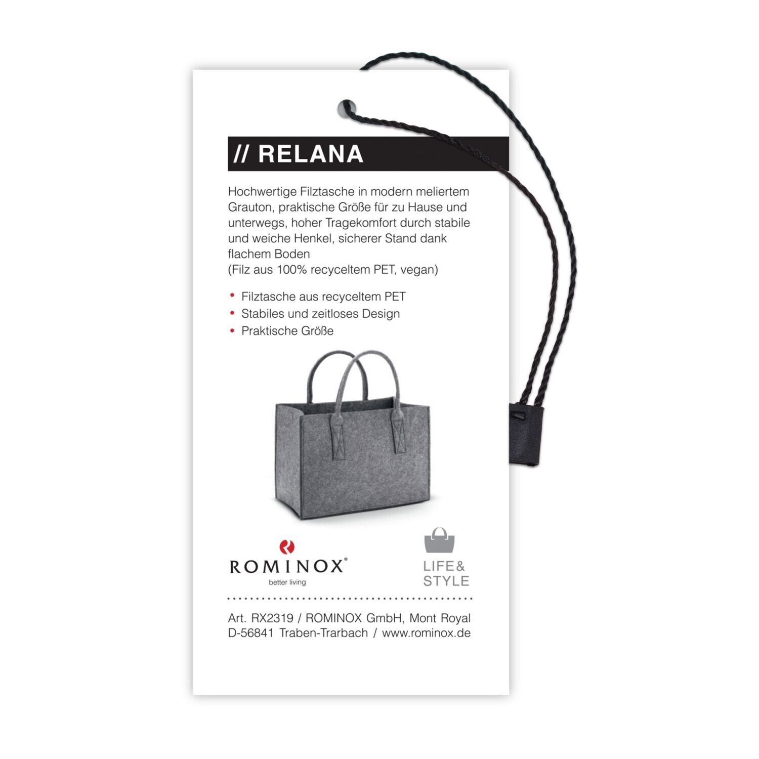 Geschenkset Gemütliche Filztasche-768