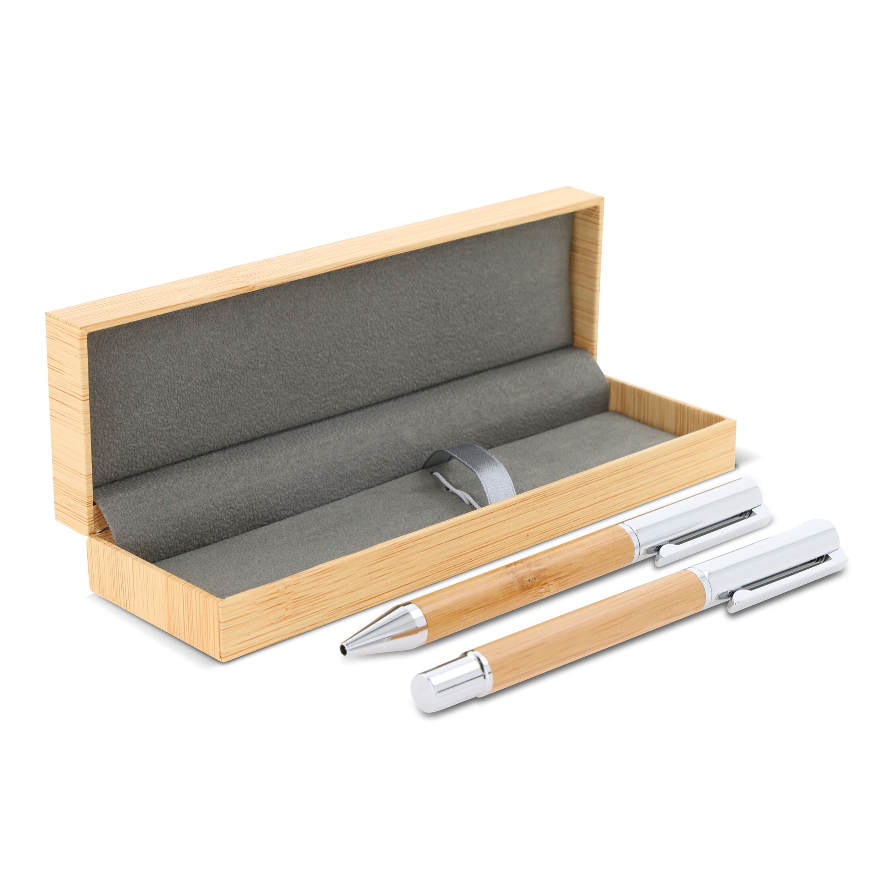 Kugelschreiber und Rollerball Bambus - holz-576