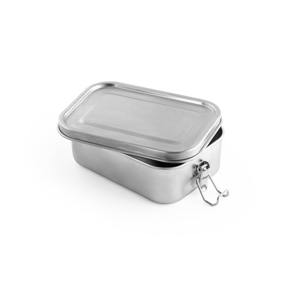 ALLSPICE Lunchbox. Robuste luftdichte Box aus (90% recyceltem) 750 mL - satinsilber-138