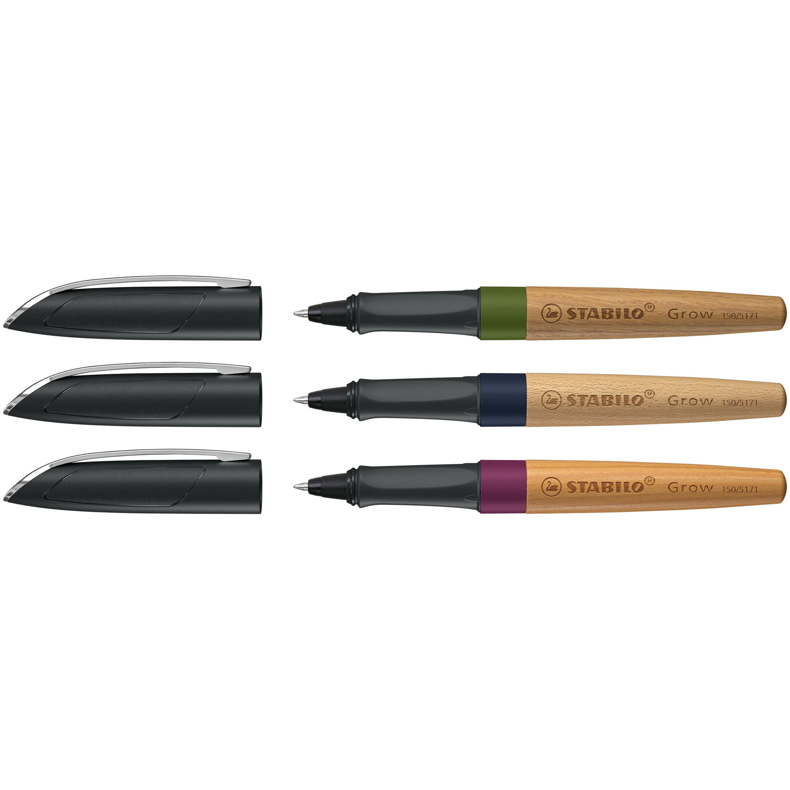 STABILO Grow Rollerball - heidelbeerblau - buche-757