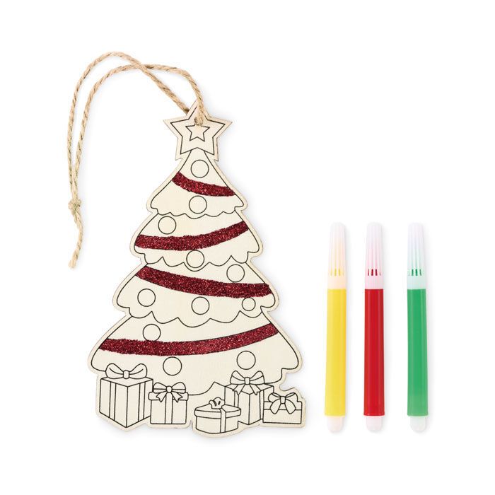 Weihnachtsschmuck Tanne COLORTREE - holz-574