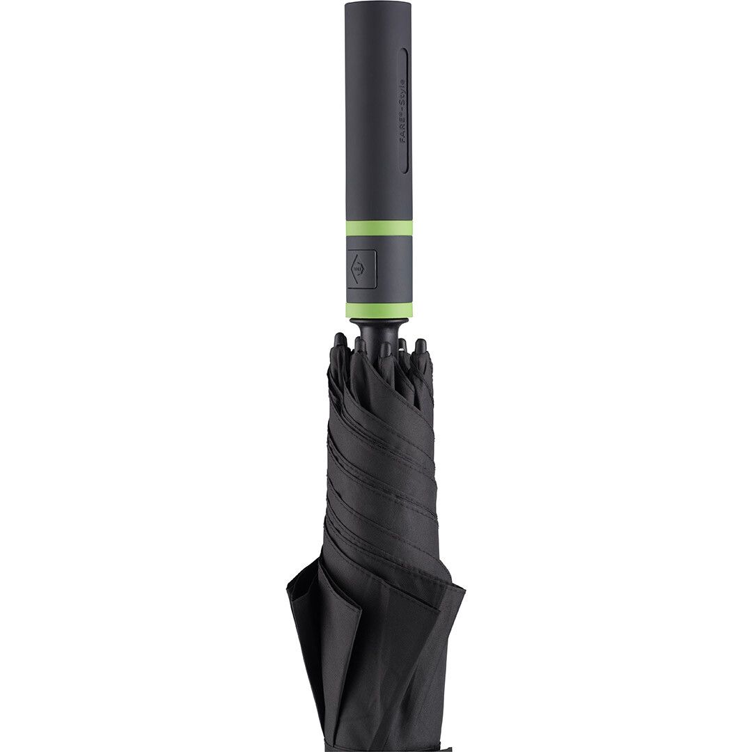 AC-Gästeschirm FARE® Style Ø130 cm - schwarz - limette-709