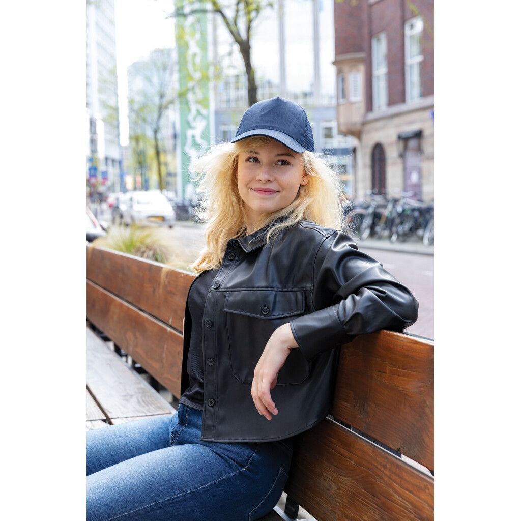 Impact AWARE™ 190gr Brushed rCotton 5 Panel Trucker-Cap - navy blau-897