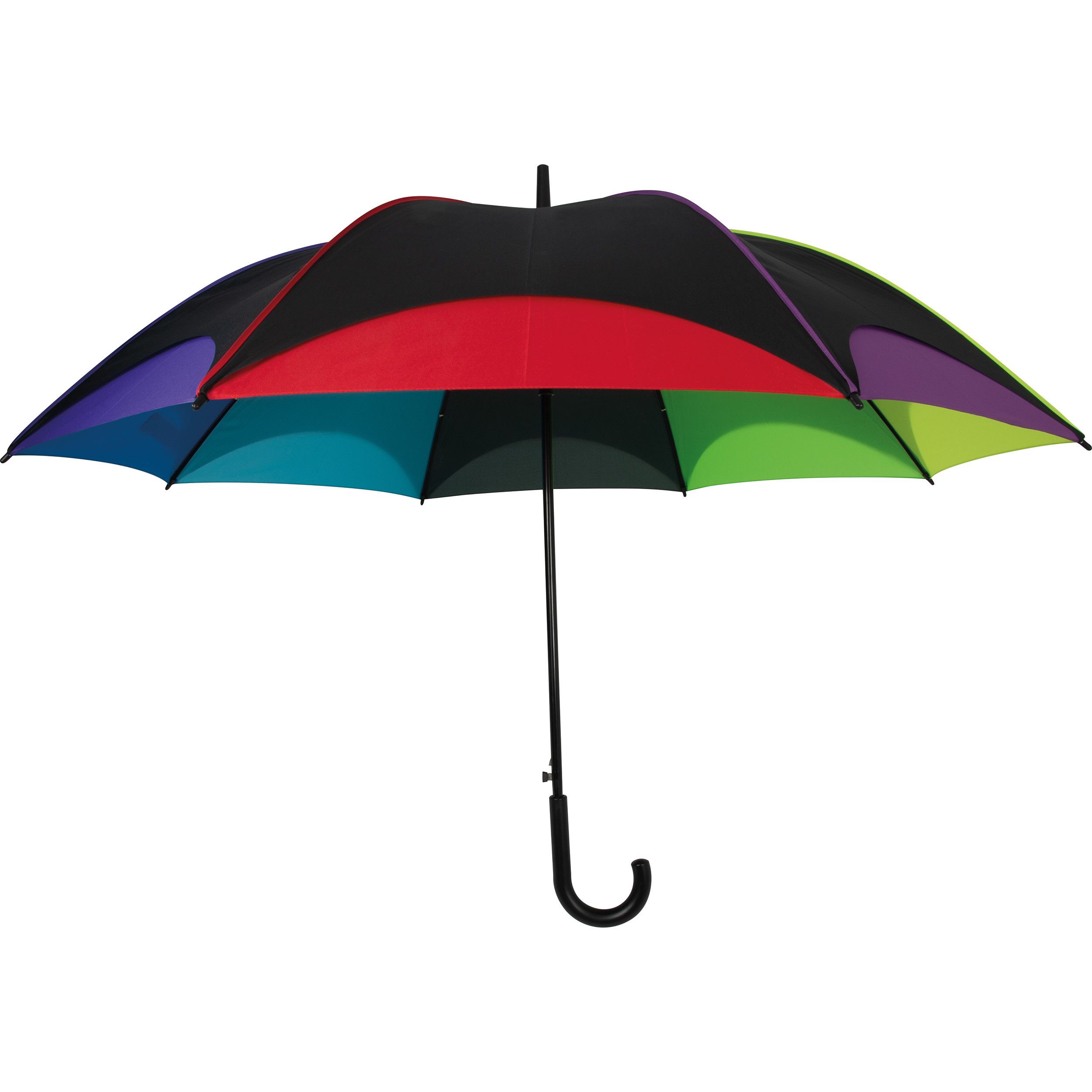 Automatik Regenschirm in Regenbogefarben - bunt-662