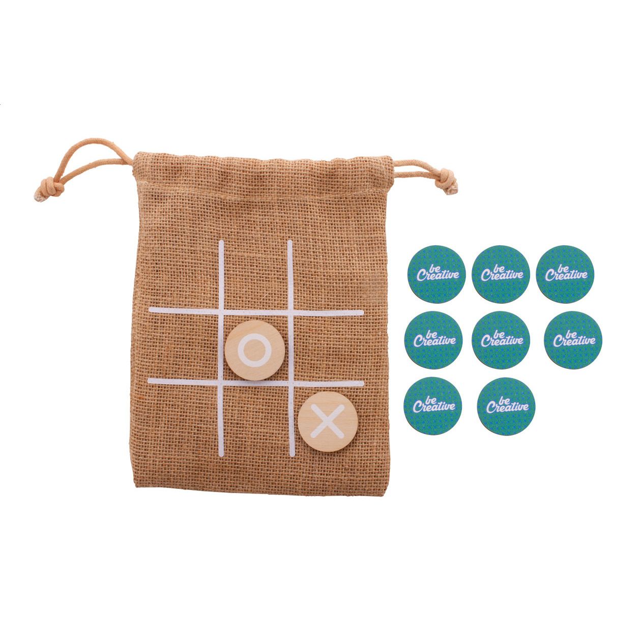 Tic-Tac-Toe-Spiel JUX Creative - natur-217