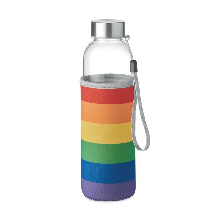 Trinkflasche Glas 500 ml UTAH GLASS - multicolour-692