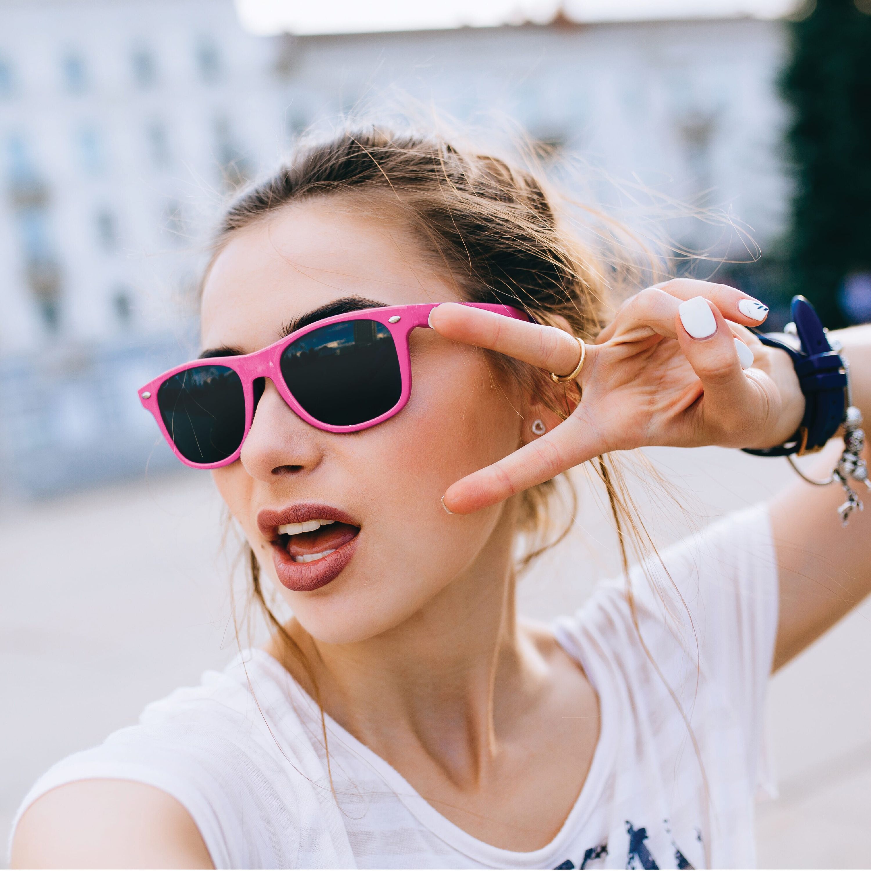 Sonnenbrille Justin UV400 - rosa-92